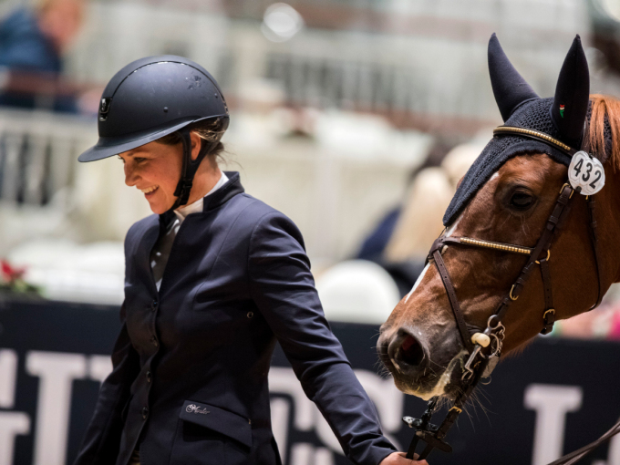 The Princess has a long standing interest in equestrian sports. Here at Oslo Horse Show 2017. Photo: Mariam Butt / NTB scanpix